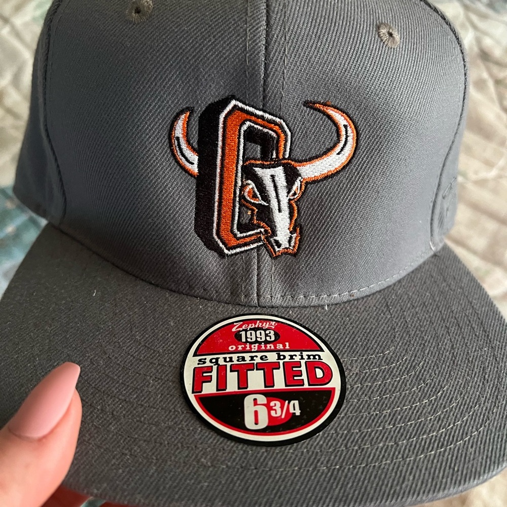 Zephyr Omaha Beef Gray Fitted Cap